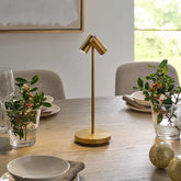 Lámpara de mesa recargable Doppia Accent